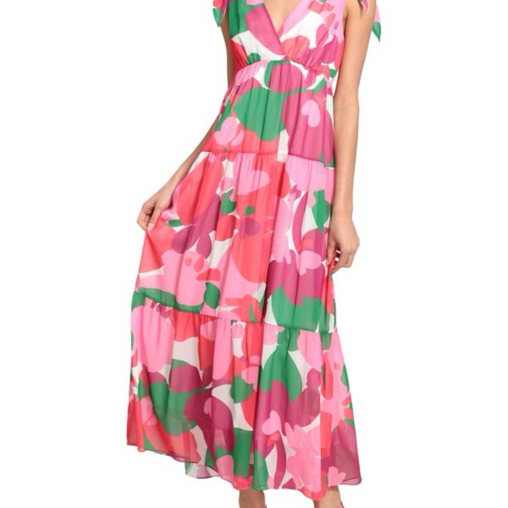 Donna Morgan Tiered Maxi Dress NWT